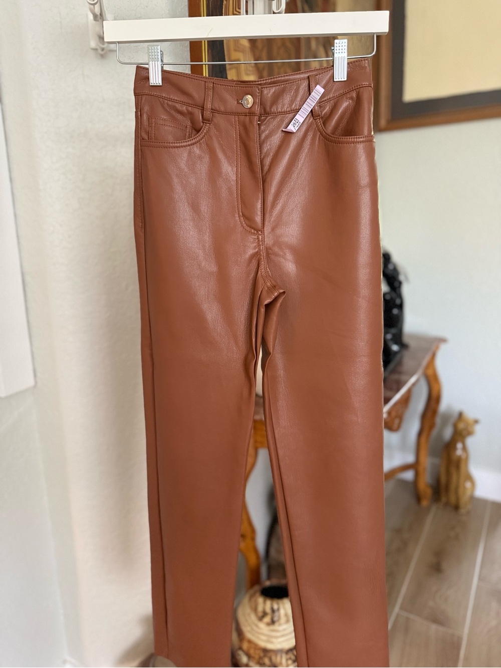 Wilfred Aritzia High Waisted Vegan Leather Pants